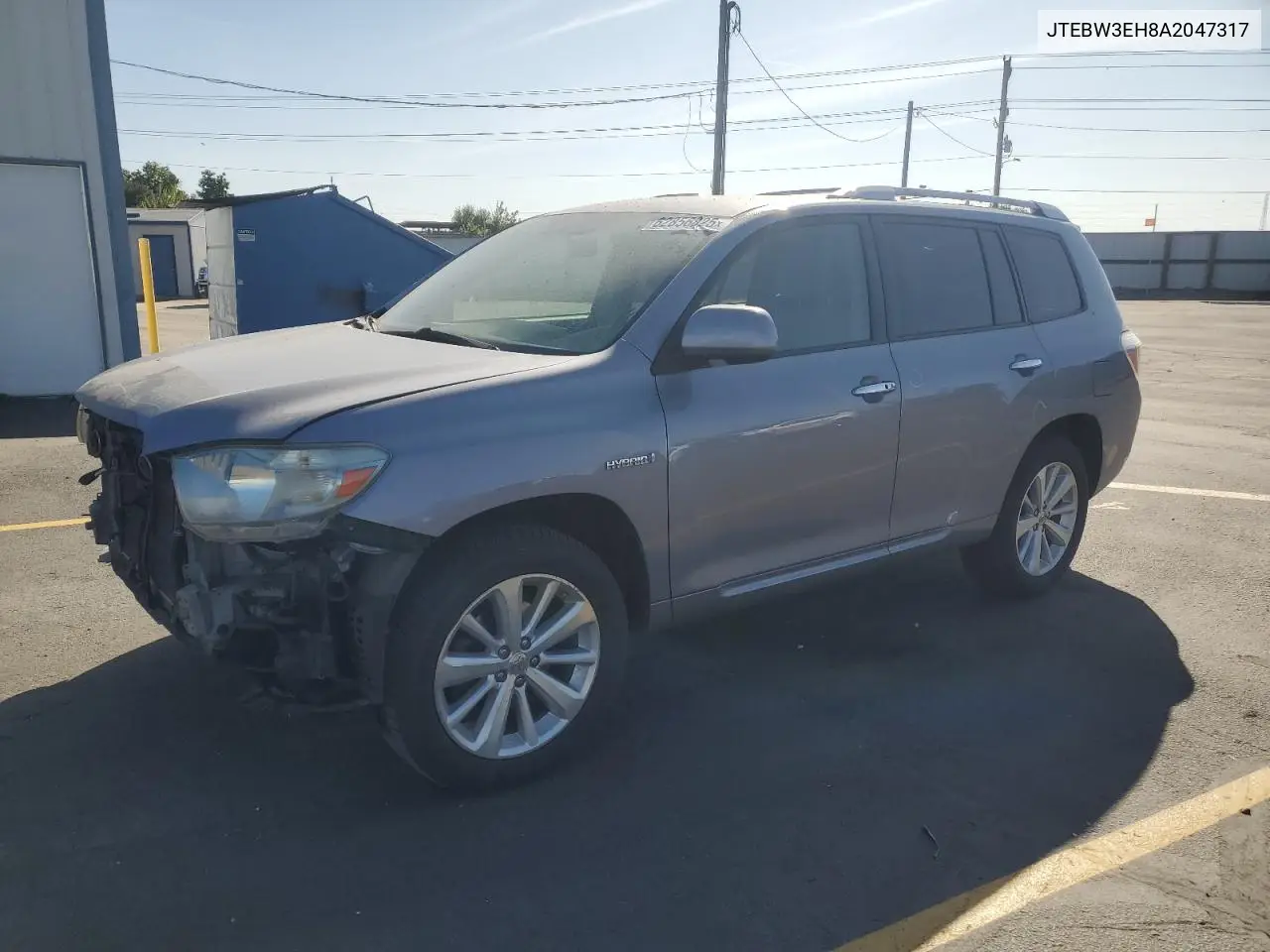 2010 Toyota Highlander Hybrid VIN: JTEBW3EH8A2047317 Lot: 62856825