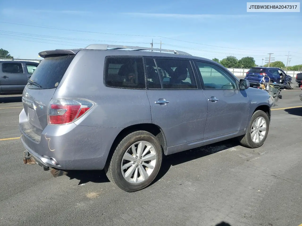 2010 Toyota Highlander Hybrid VIN: JTEBW3EH8A2047317 Lot: 62856825