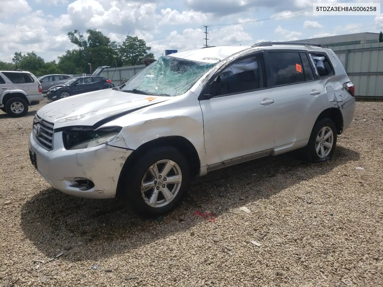 2010 Toyota Highlander VIN: 5TDZA3EH8AS006258 Lot: 62901355