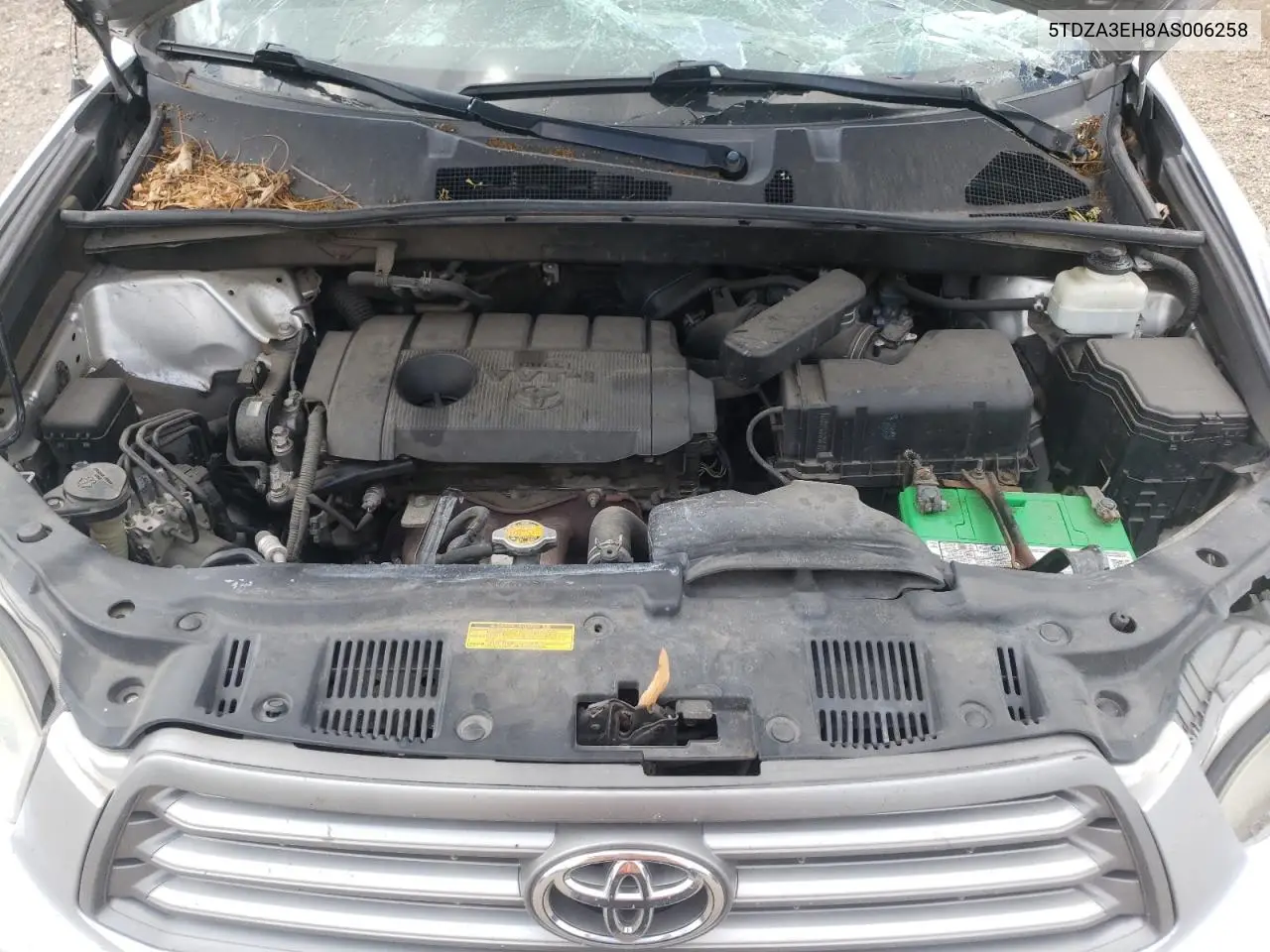 2010 Toyota Highlander VIN: 5TDZA3EH8AS006258 Lot: 62901355