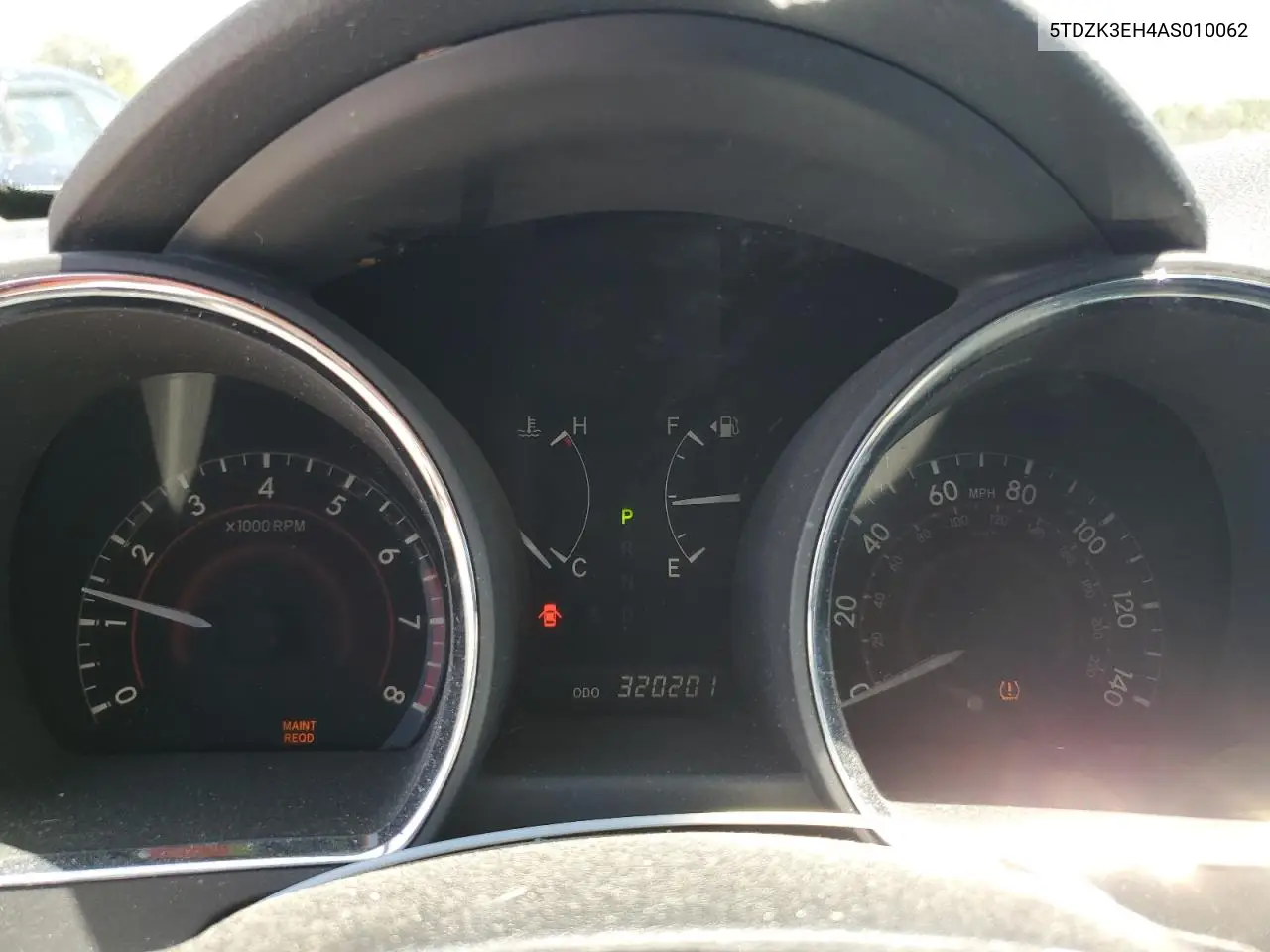 2010 Toyota Highlander VIN: 5TDZK3EH4AS010062 Lot: 62936505