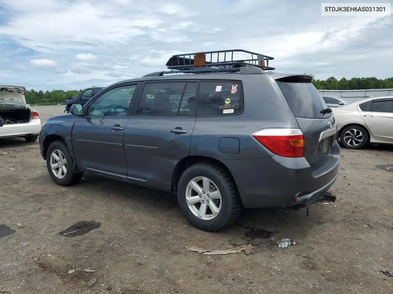 2010 Toyota Highlander Se VIN: 5TDJK3EH6AS031301 Lot: 63433585