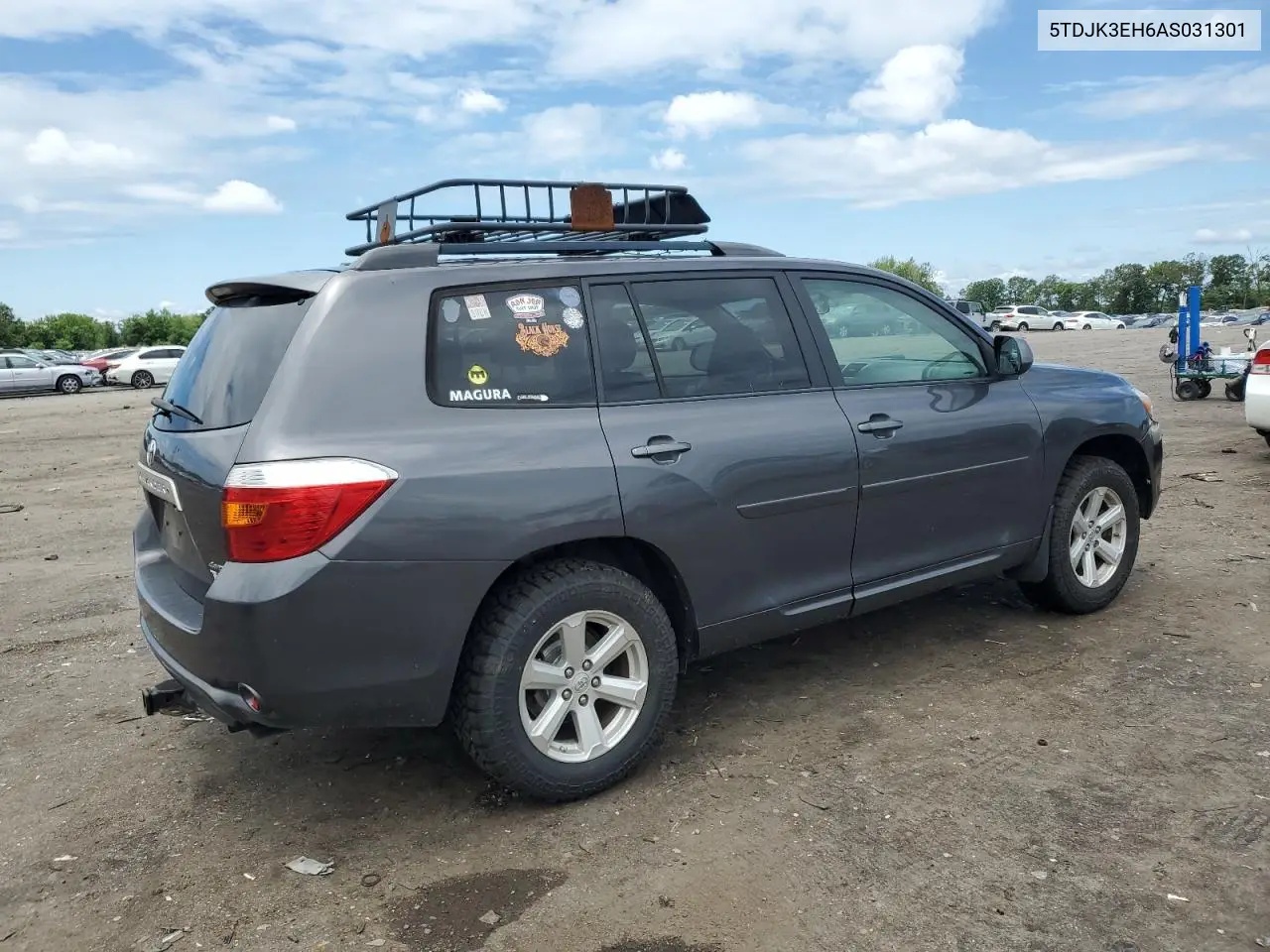 2010 Toyota Highlander Se VIN: 5TDJK3EH6AS031301 Lot: 63433585