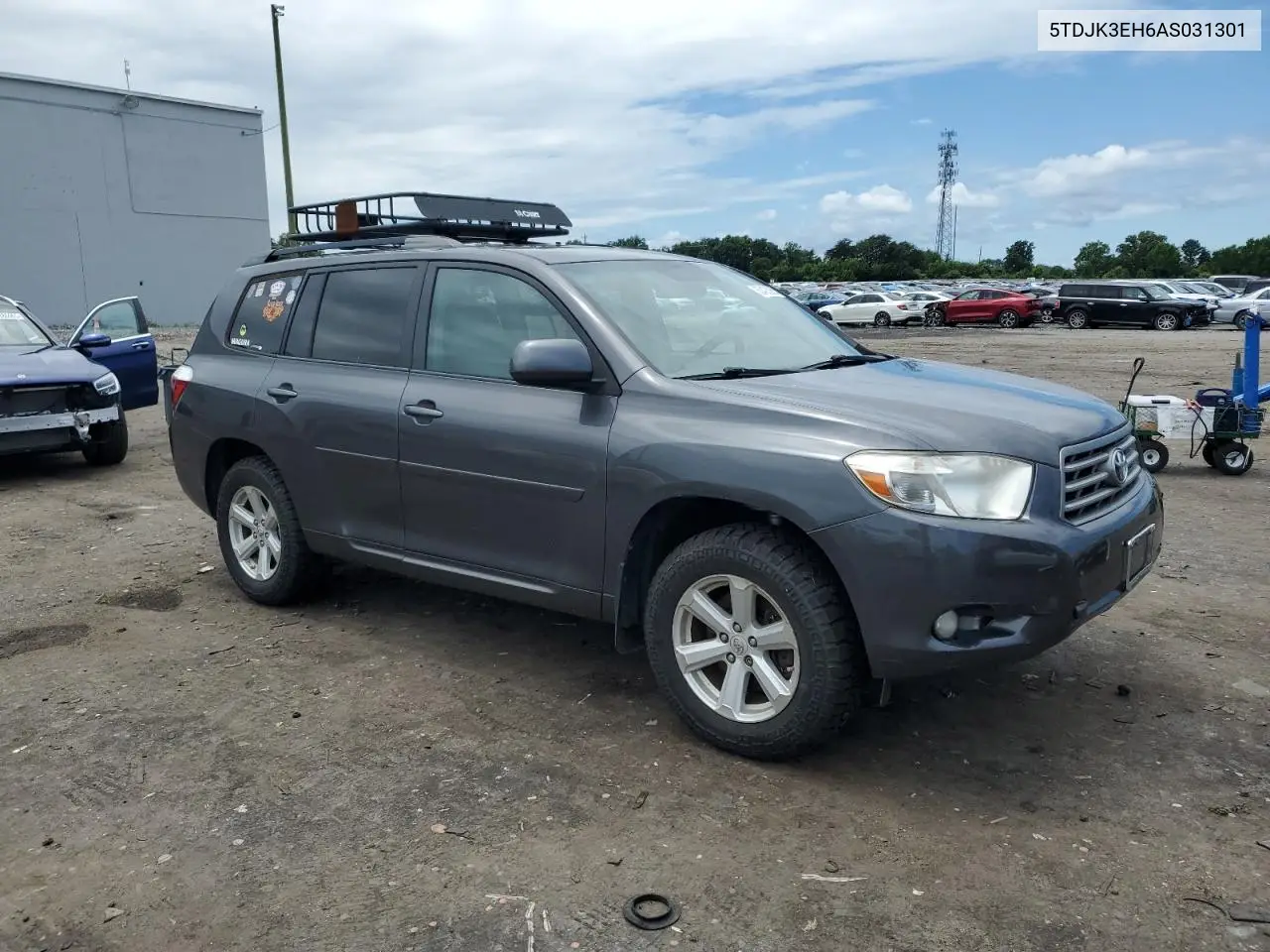 2010 Toyota Highlander Se VIN: 5TDJK3EH6AS031301 Lot: 63433585
