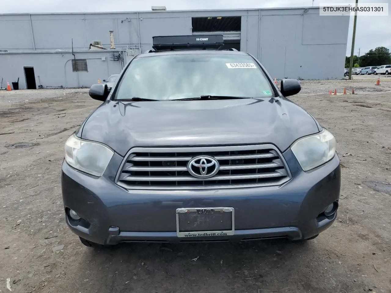 2010 Toyota Highlander Se VIN: 5TDJK3EH6AS031301 Lot: 63433585