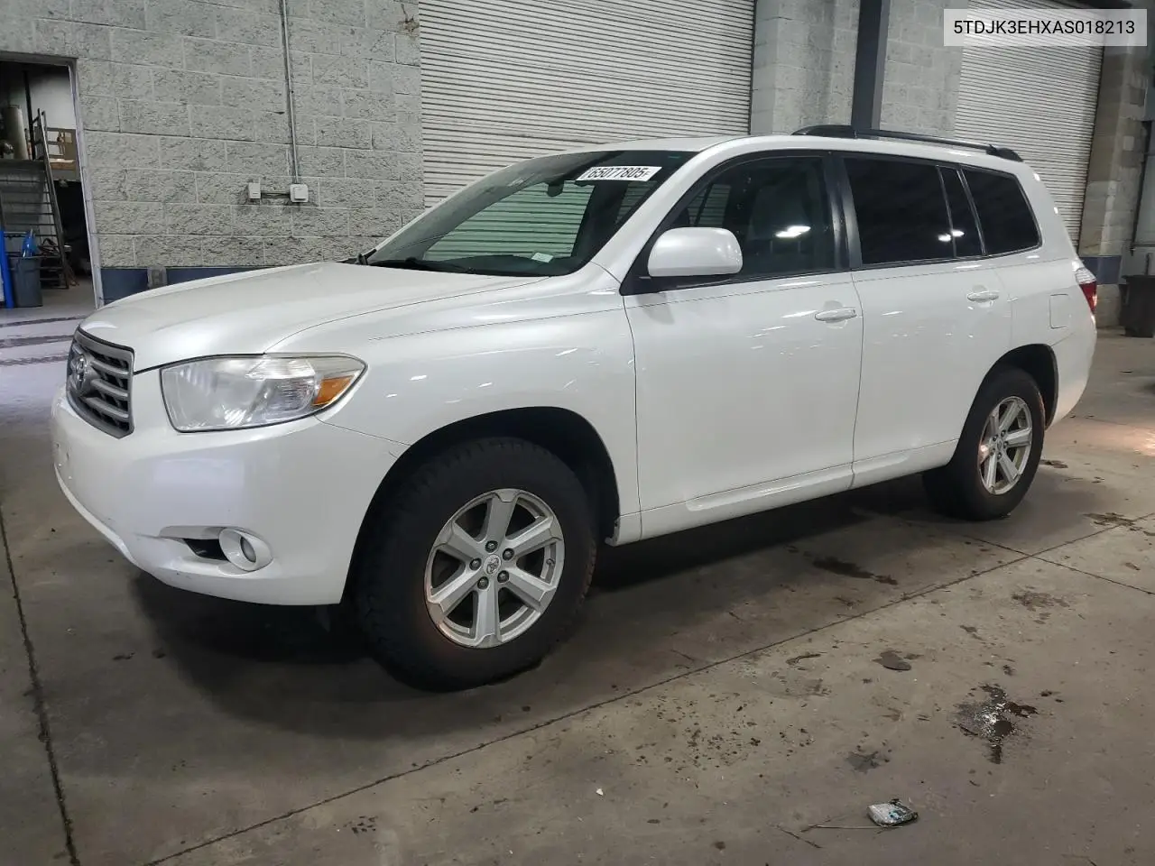 2010 Toyota Highlander Se VIN: 5TDJK3EHXAS018213 Lot: 65077805