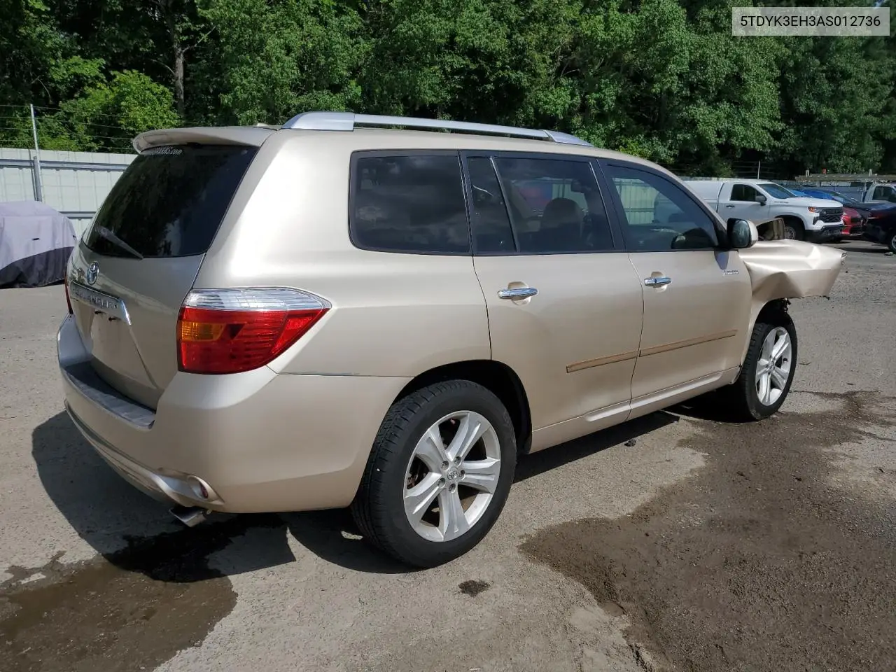 2010 Toyota Highlander Limited VIN: 5TDYK3EH3AS012736 Lot: 65082495