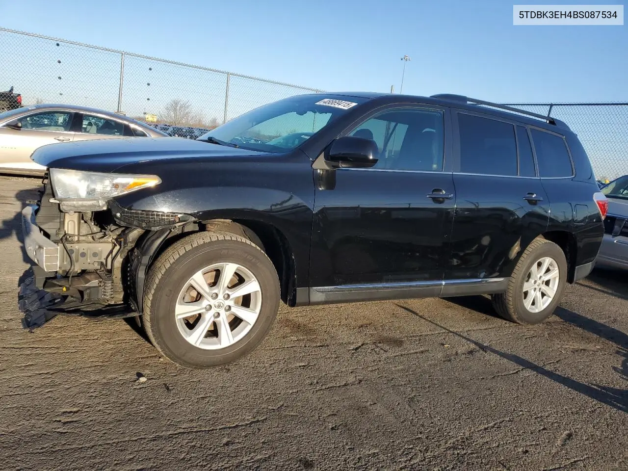 2011 Toyota Highlander Base VIN: 5TDBK3EH4BS087534 Lot: 48869415