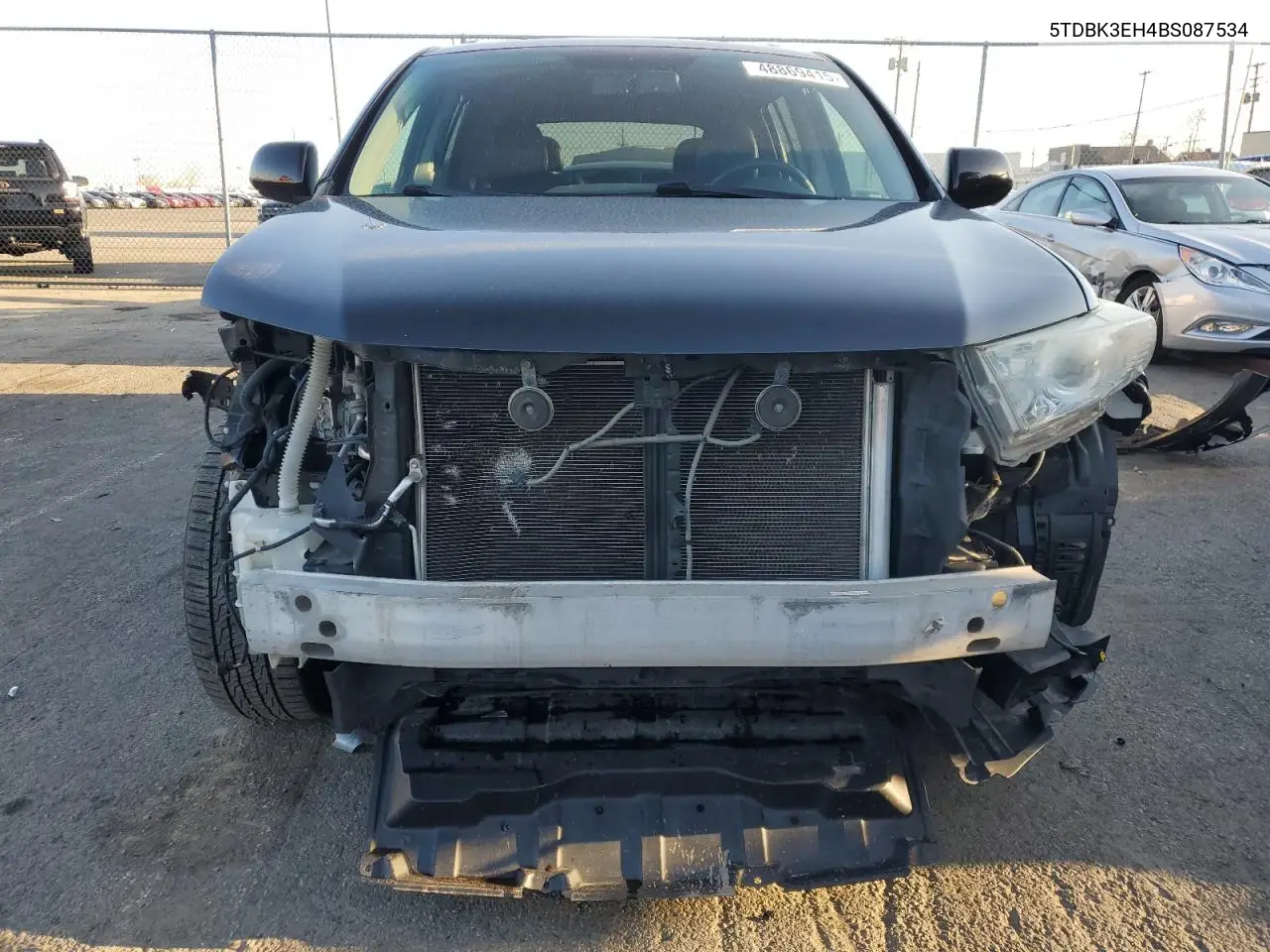 2011 Toyota Highlander Base VIN: 5TDBK3EH4BS087534 Lot: 48869415