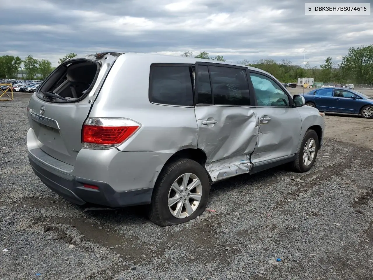 2011 Toyota Highlander Base VIN: 5TDBK3EH7BS074616 Lot: 55804595