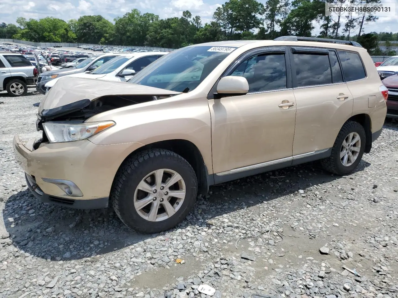 2011 Toyota Highlander Base VIN: 5TDBK3EH8BS090131 Lot: 56349795