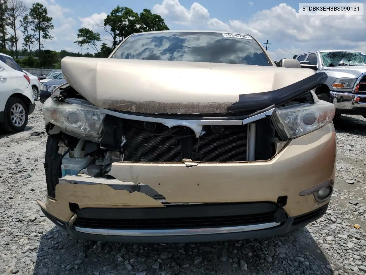 2011 Toyota Highlander Base VIN: 5TDBK3EH8BS090131 Lot: 56349795
