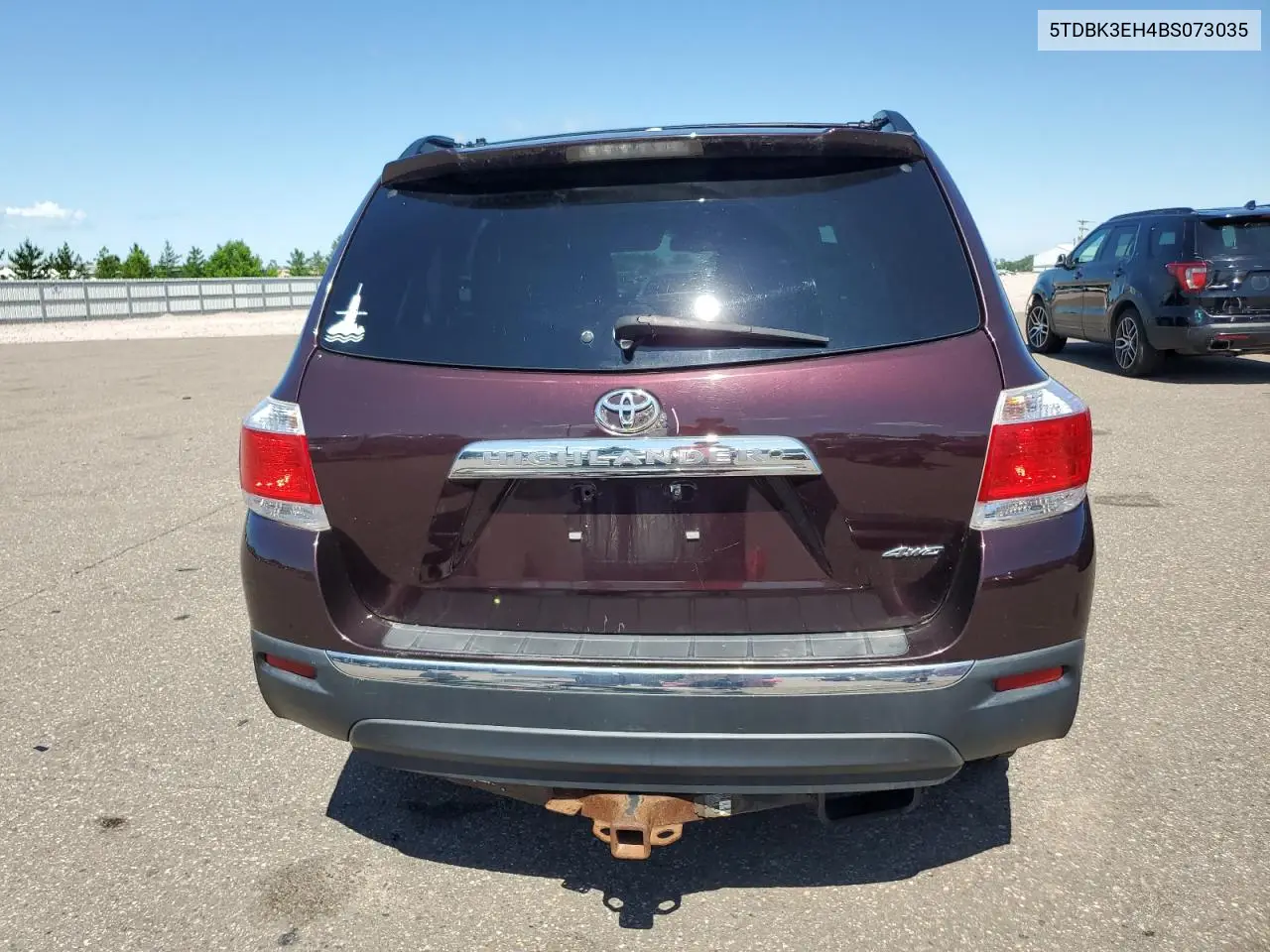 2011 Toyota Highlander Base VIN: 5TDBK3EH4BS073035 Lot: 62716085