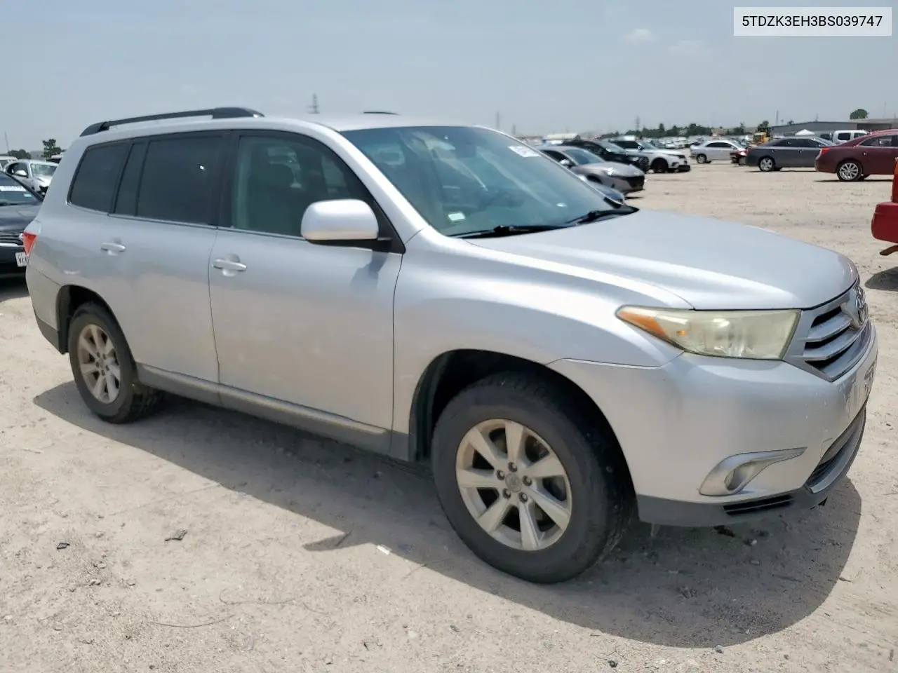 2011 Toyota Highlander Base VIN: 5TDZK3EH3BS039747 Lot: 63411055