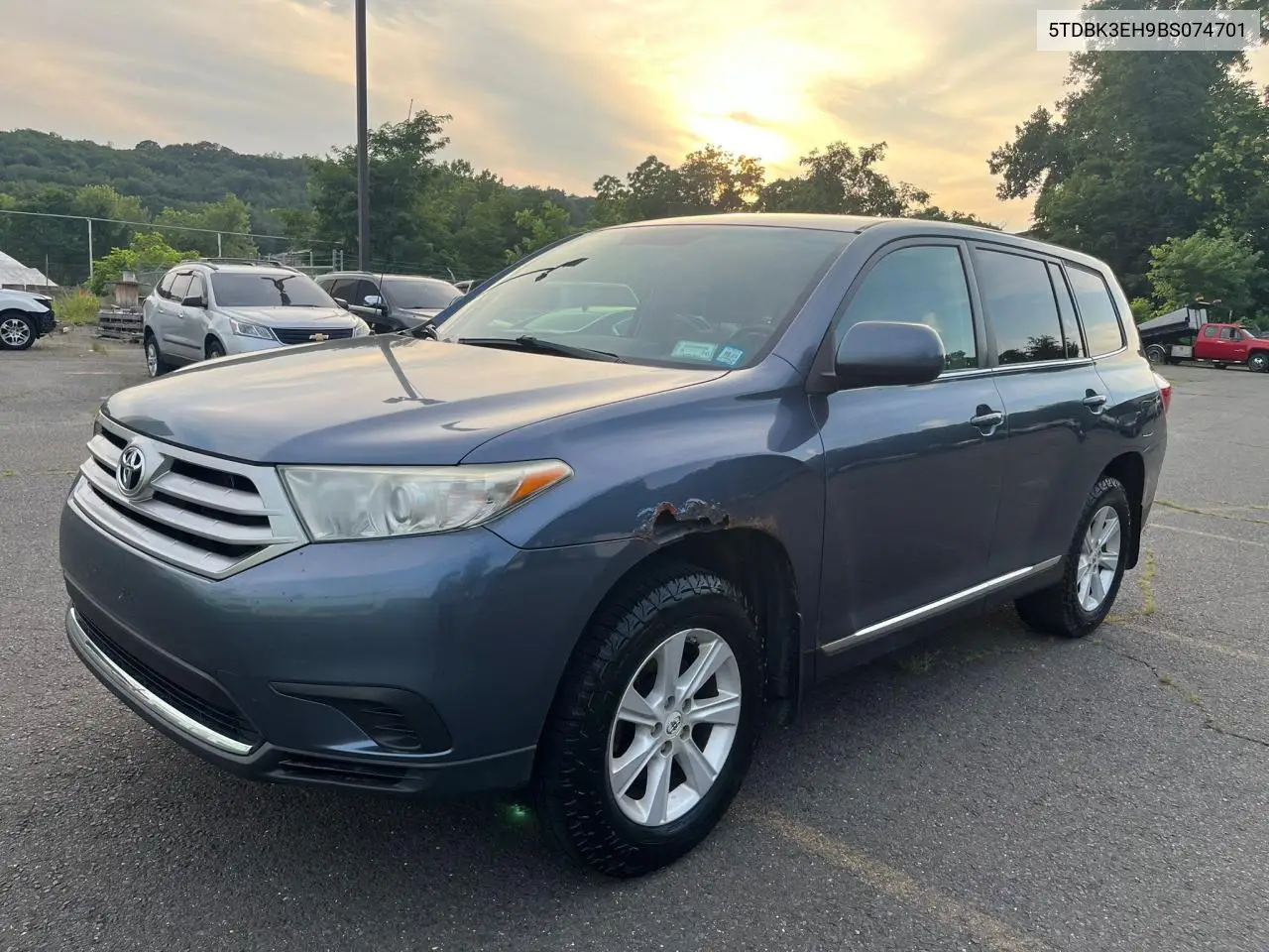 2011 Toyota Highlander Base VIN: 5TDBK3EH9BS074701 Lot: 65478785