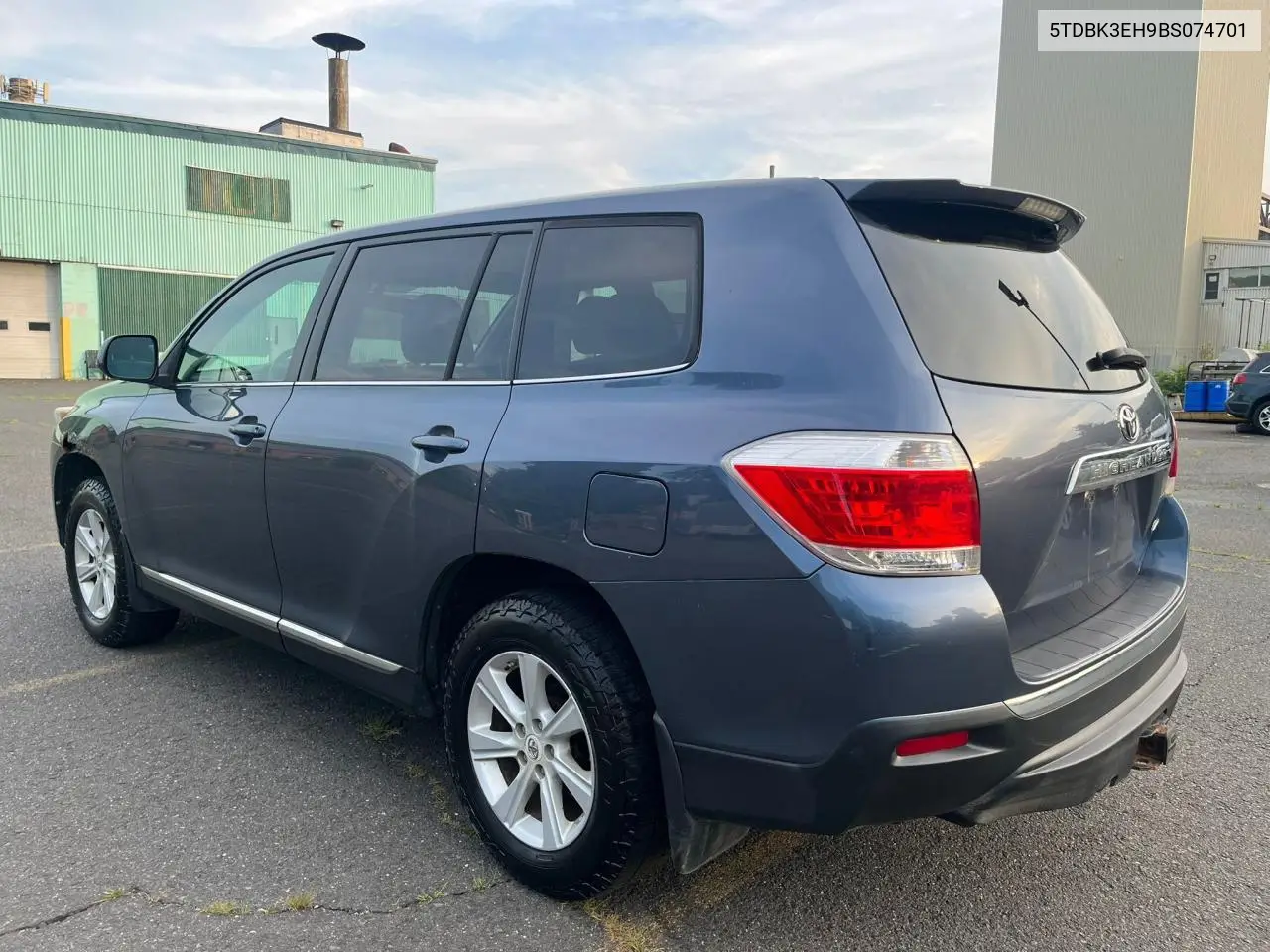 2011 Toyota Highlander Base VIN: 5TDBK3EH9BS074701 Lot: 65478785
