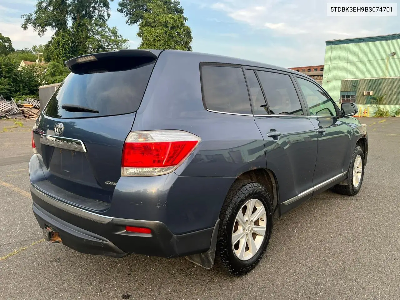 2011 Toyota Highlander Base VIN: 5TDBK3EH9BS074701 Lot: 65478785