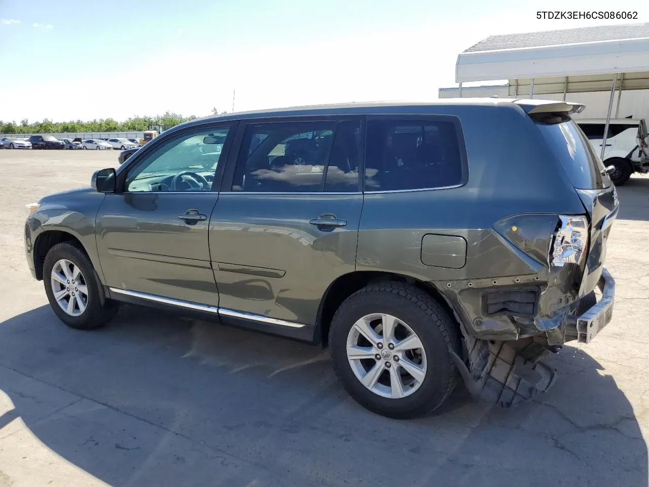 2012 Toyota Highlander Base VIN: 5TDZK3EH6CS086062 Lot: 56527575