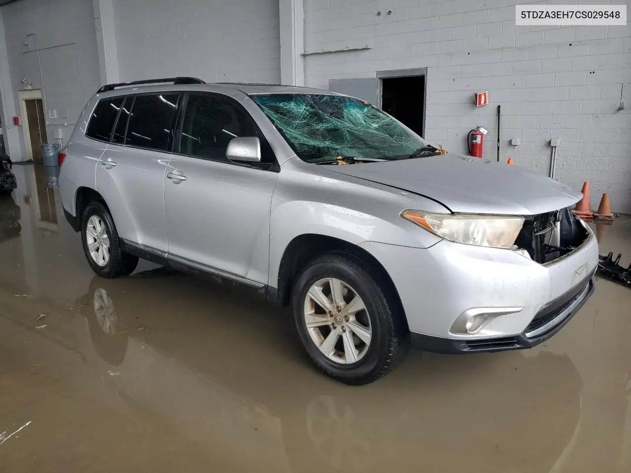 2012 Toyota Highlander Base VIN: 5TDZA3EH7CS029548 Lot: 56760305