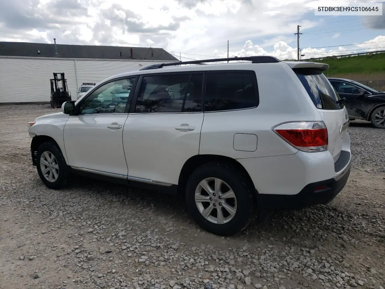 2012 Toyota Highlander Base VIN: 5TDBK3EH9CS106645 Lot: 56964875