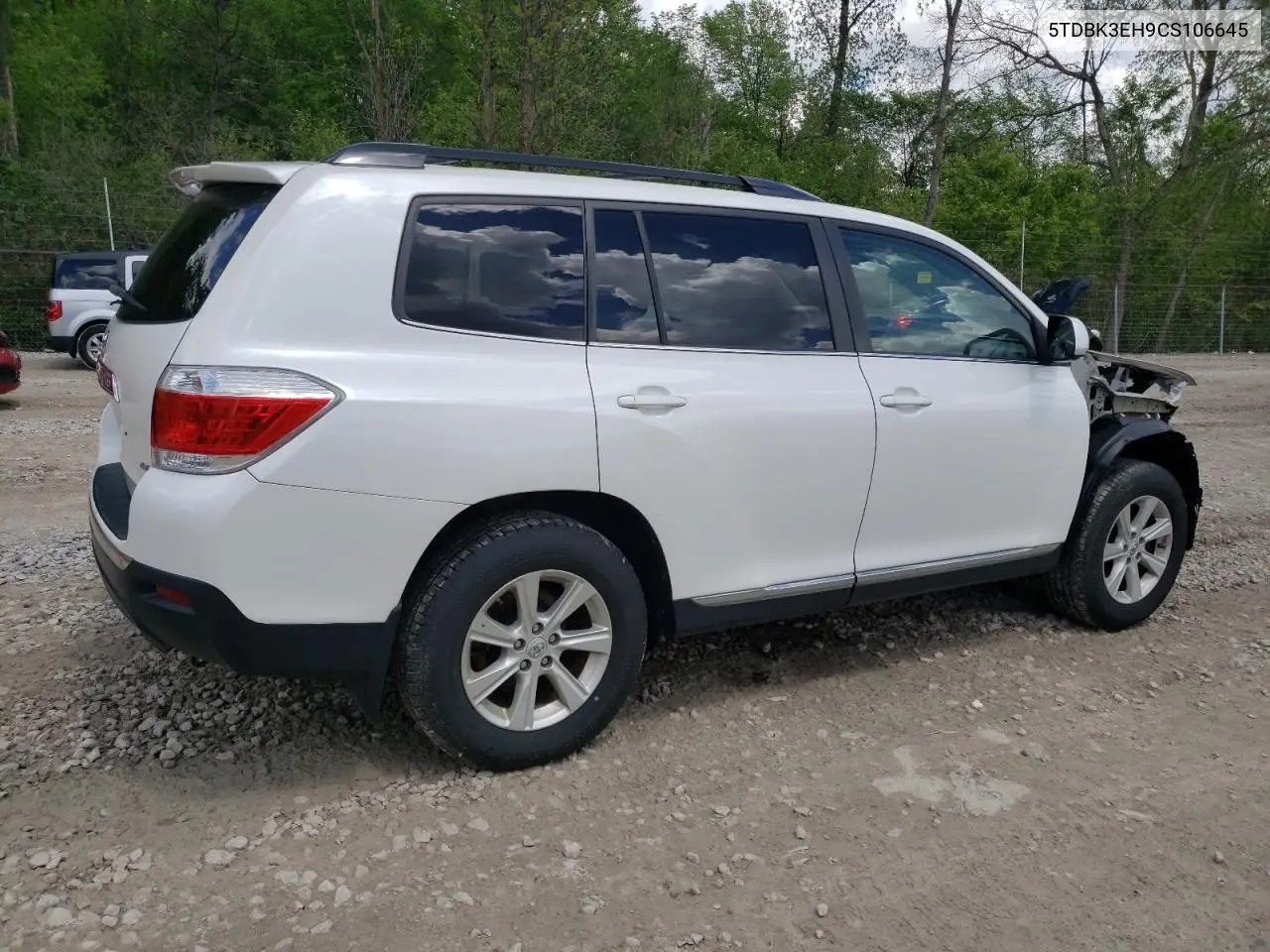 2012 Toyota Highlander Base VIN: 5TDBK3EH9CS106645 Lot: 56964875