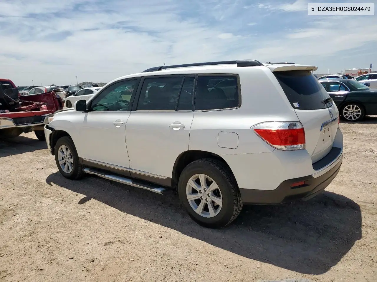 2012 Toyota Highlander Base VIN: 5TDZA3EH0CS024479 Lot: 57033245