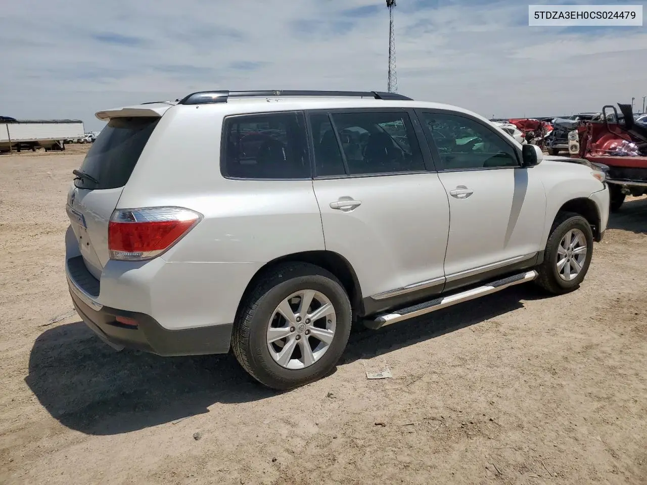 2012 Toyota Highlander Base VIN: 5TDZA3EH0CS024479 Lot: 57033245