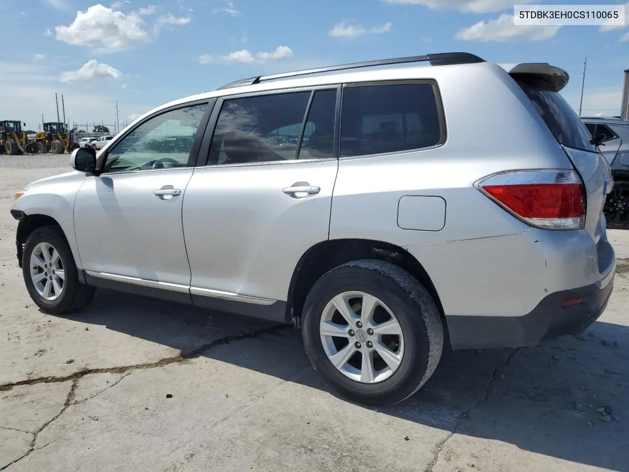 2012 Toyota Highlander Base VIN: 5TDBK3EH0CS110065 Lot: 62477335