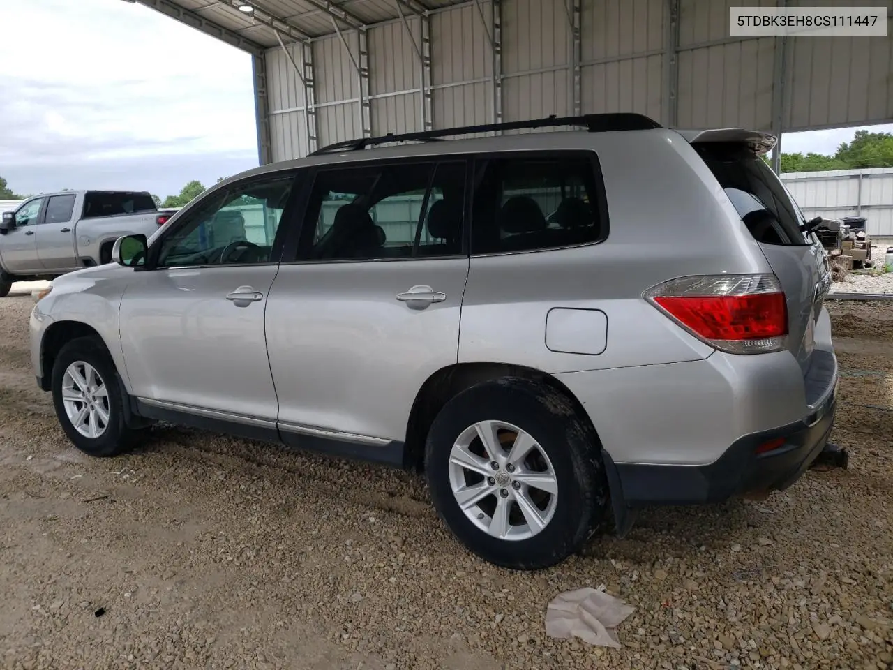 2012 Toyota Highlander Base VIN: 5TDBK3EH8CS111447 Lot: 62584095