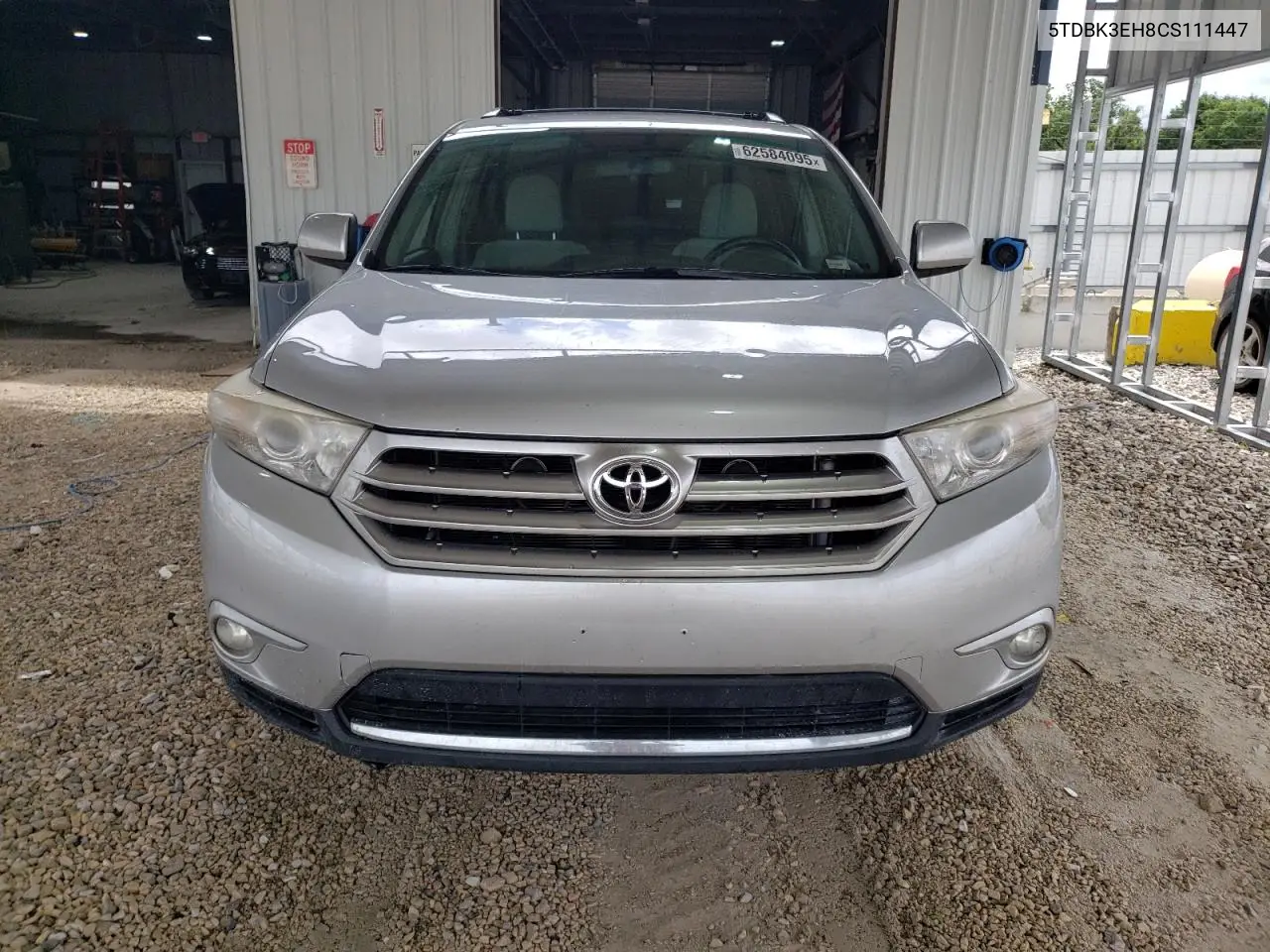 2012 Toyota Highlander Base VIN: 5TDBK3EH8CS111447 Lot: 62584095