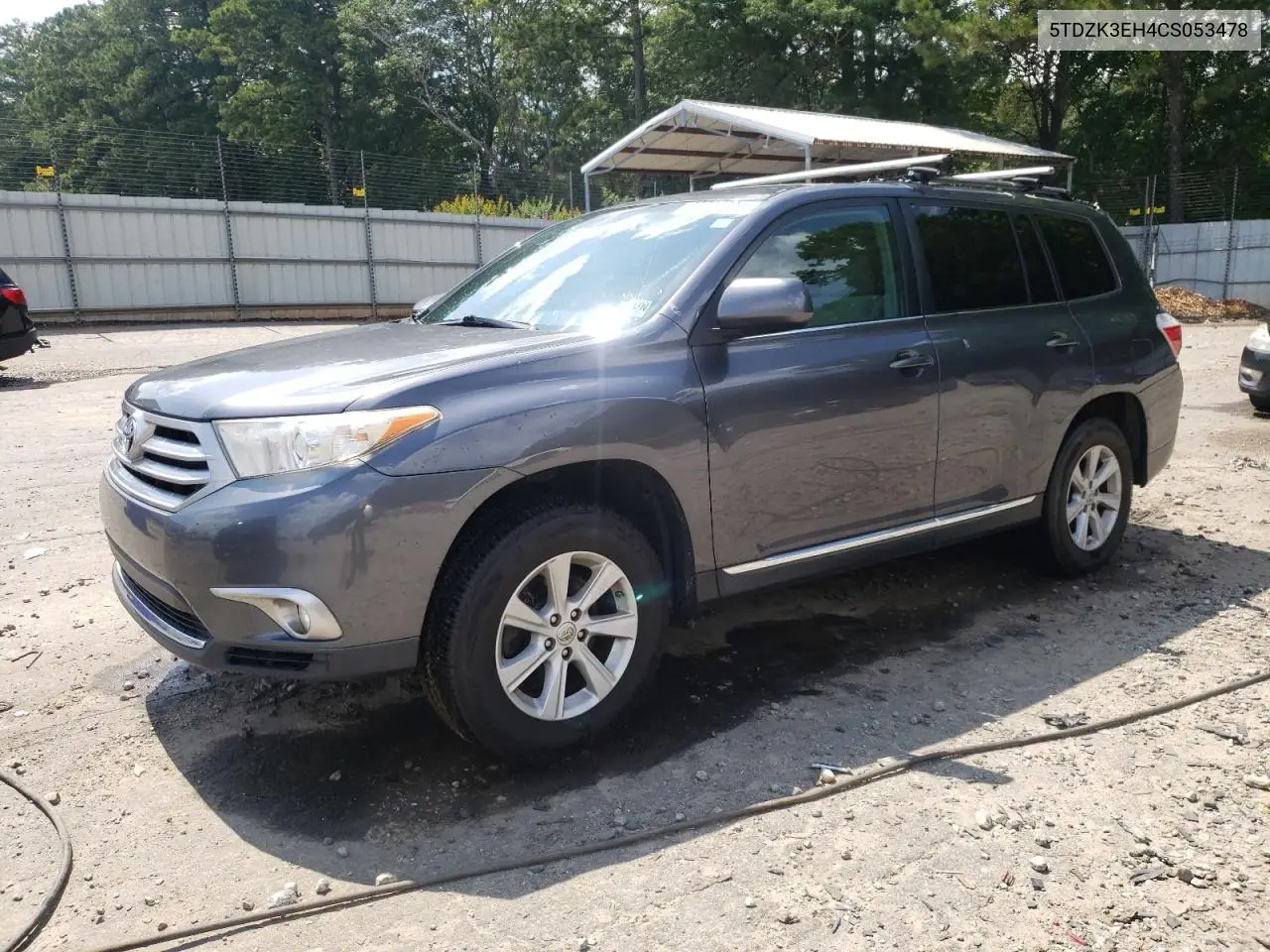 2012 Toyota Highlander Base VIN: 5TDZK3EH4CS053478 Lot: 62696805