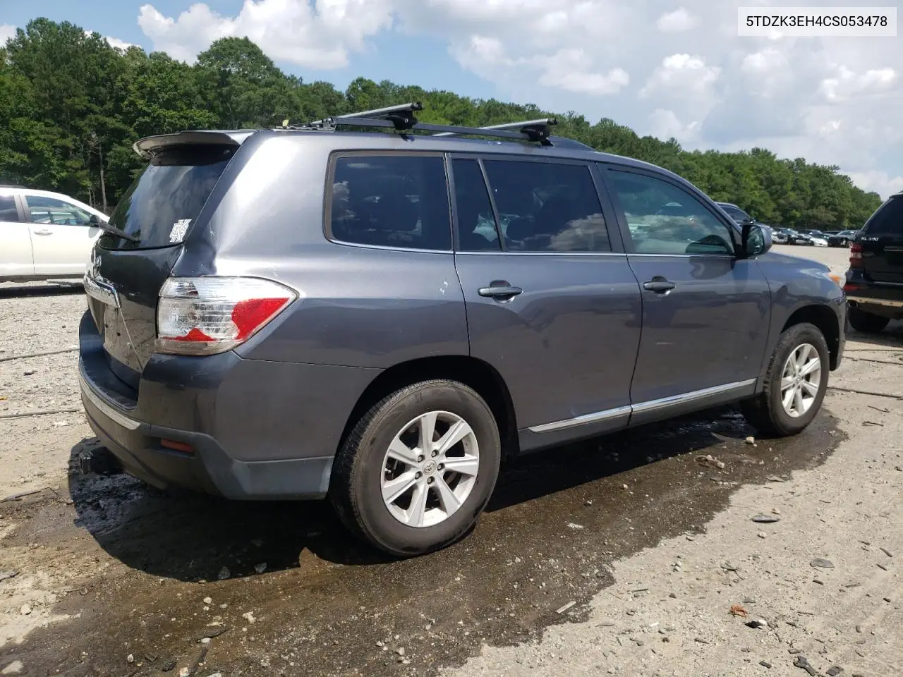 2012 Toyota Highlander Base VIN: 5TDZK3EH4CS053478 Lot: 62696805