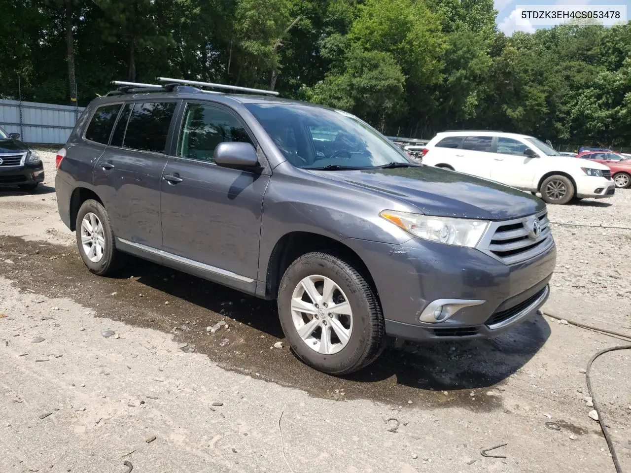2012 Toyota Highlander Base VIN: 5TDZK3EH4CS053478 Lot: 62696805