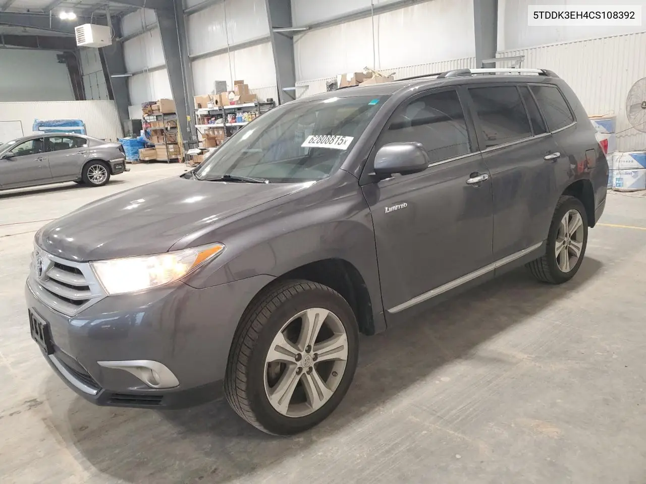 2012 Toyota Highlander Limited VIN: 5TDDK3EH4CS108392 Lot: 62808815
