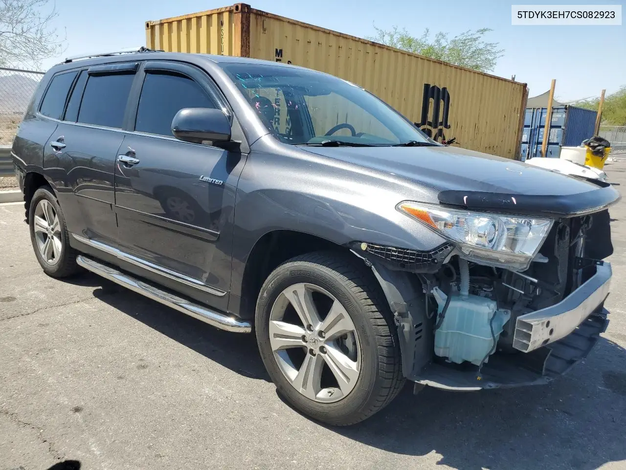 2012 Toyota Highlander Limited VIN: 5TDYK3EH7CS082923 Lot: 62891505