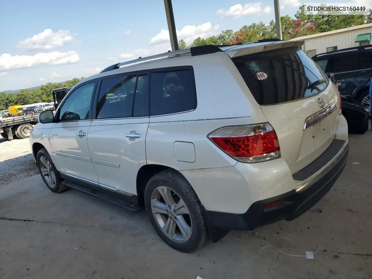 2012 Toyota Highlander Limited VIN: 5TDDK3EH3CS160449 Lot: 65241425