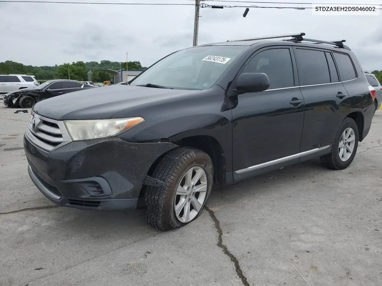 2013 Toyota Highlander Base VIN: 5TDZA3EH2DS046002 Lot: 56243175