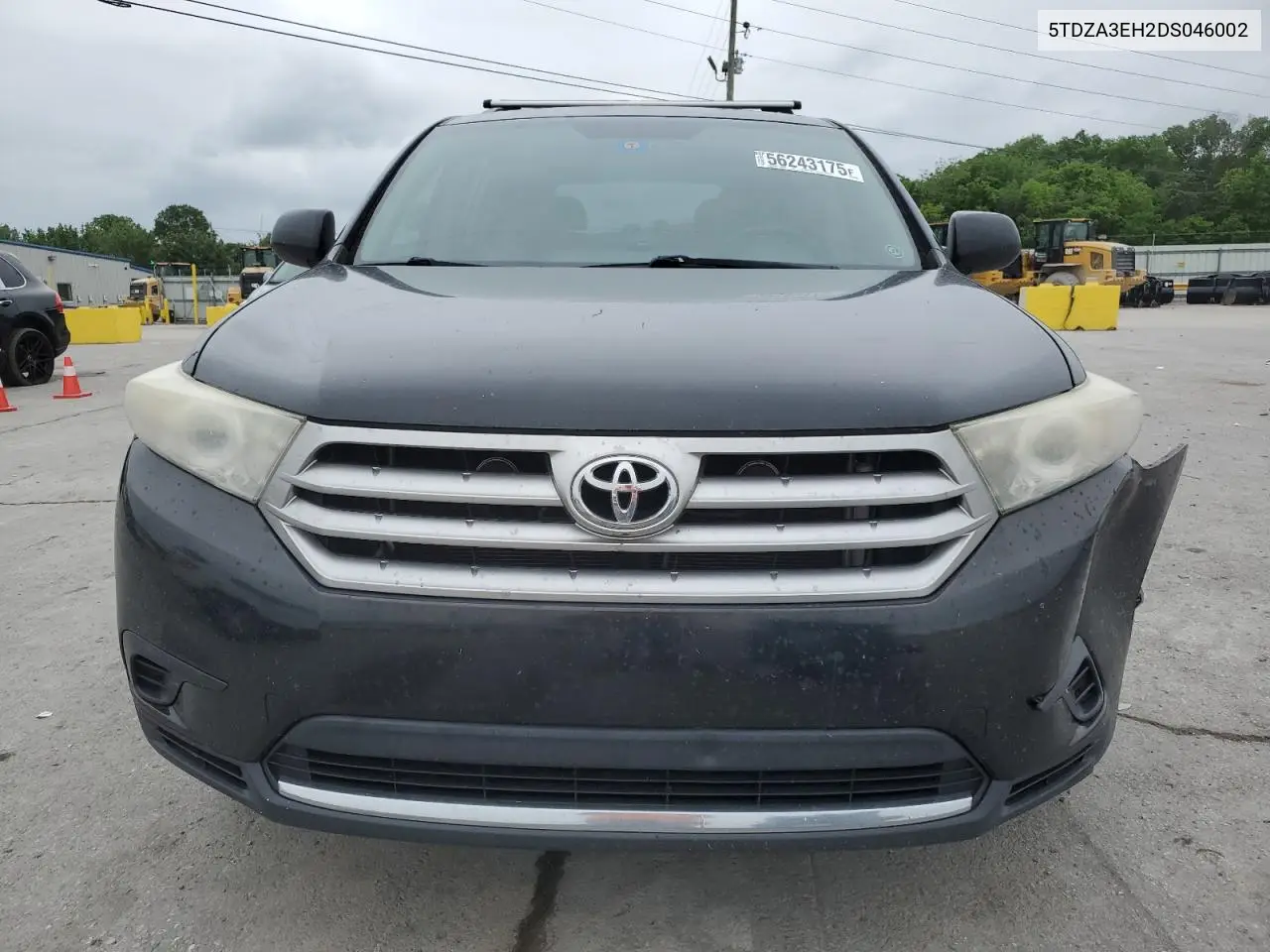 2013 Toyota Highlander Base VIN: 5TDZA3EH2DS046002 Lot: 56243175