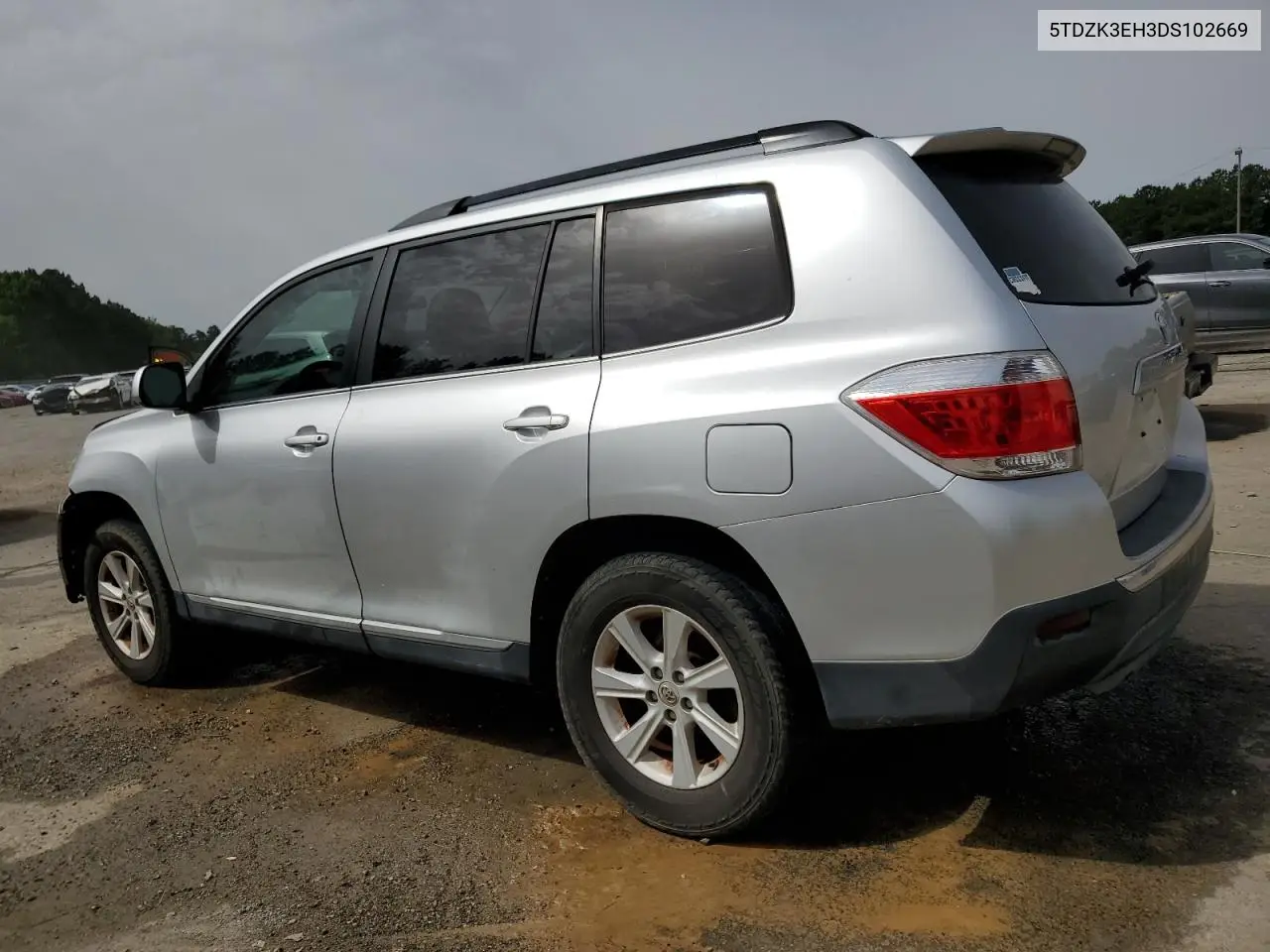 2013 Toyota Highlander Base VIN: 5TDZK3EH3DS102669 Lot: 56283575