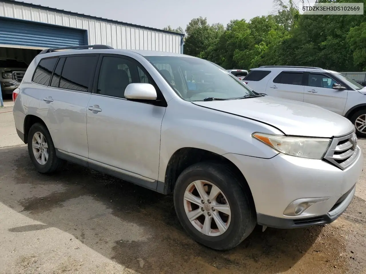 2013 Toyota Highlander Base VIN: 5TDZK3EH3DS102669 Lot: 56283575