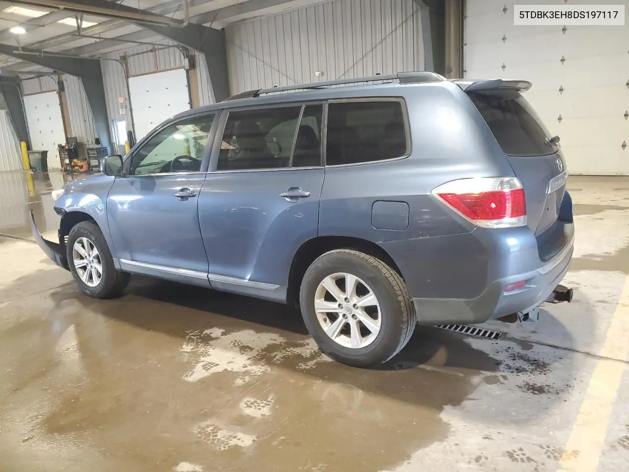 2013 Toyota Highlander Base VIN: 5TDBK3EH8DS197117 Lot: 56550315