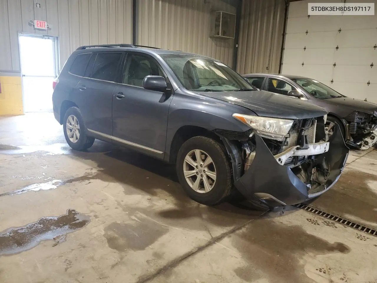 2013 Toyota Highlander Base VIN: 5TDBK3EH8DS197117 Lot: 56550315