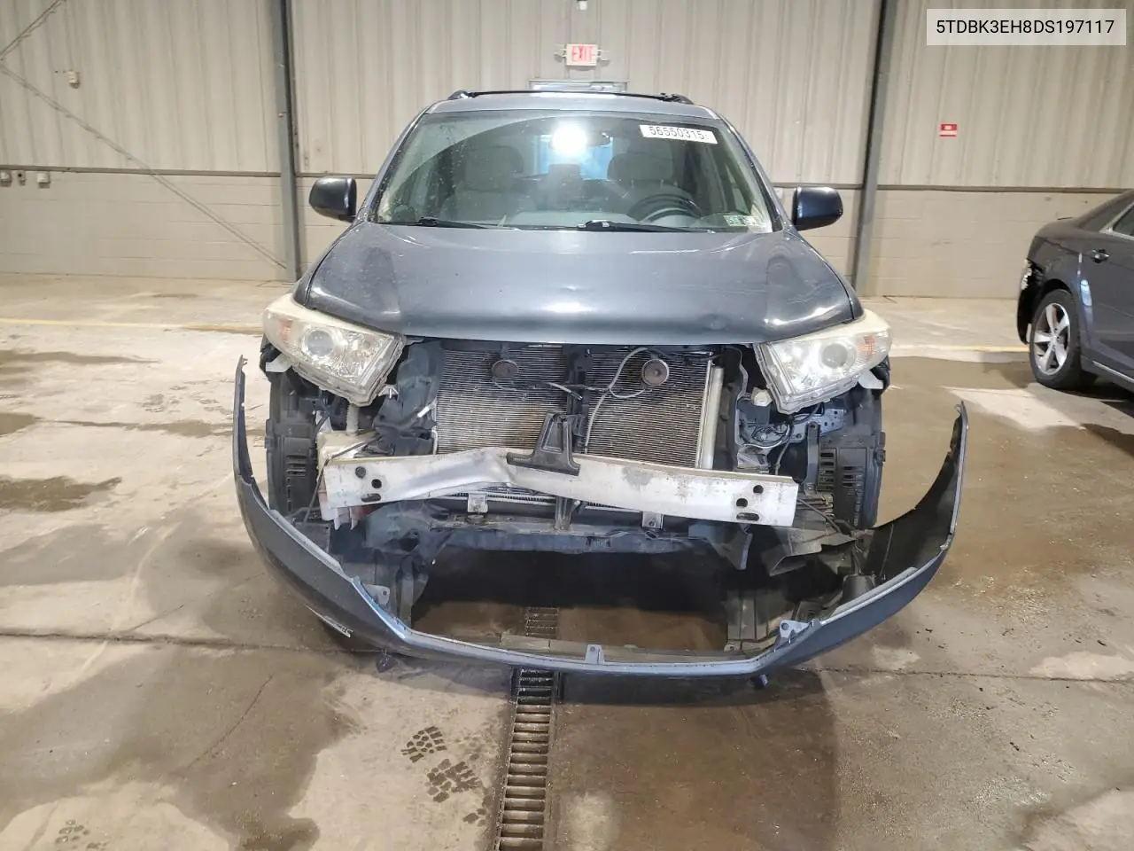 2013 Toyota Highlander Base VIN: 5TDBK3EH8DS197117 Lot: 56550315