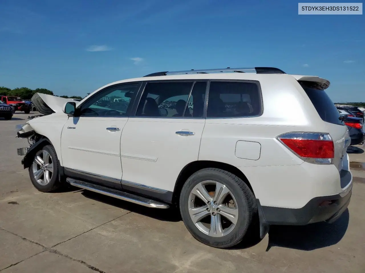 2013 Toyota Highlander Limited VIN: 5TDYK3EH3DS131522 Lot: 58951755
