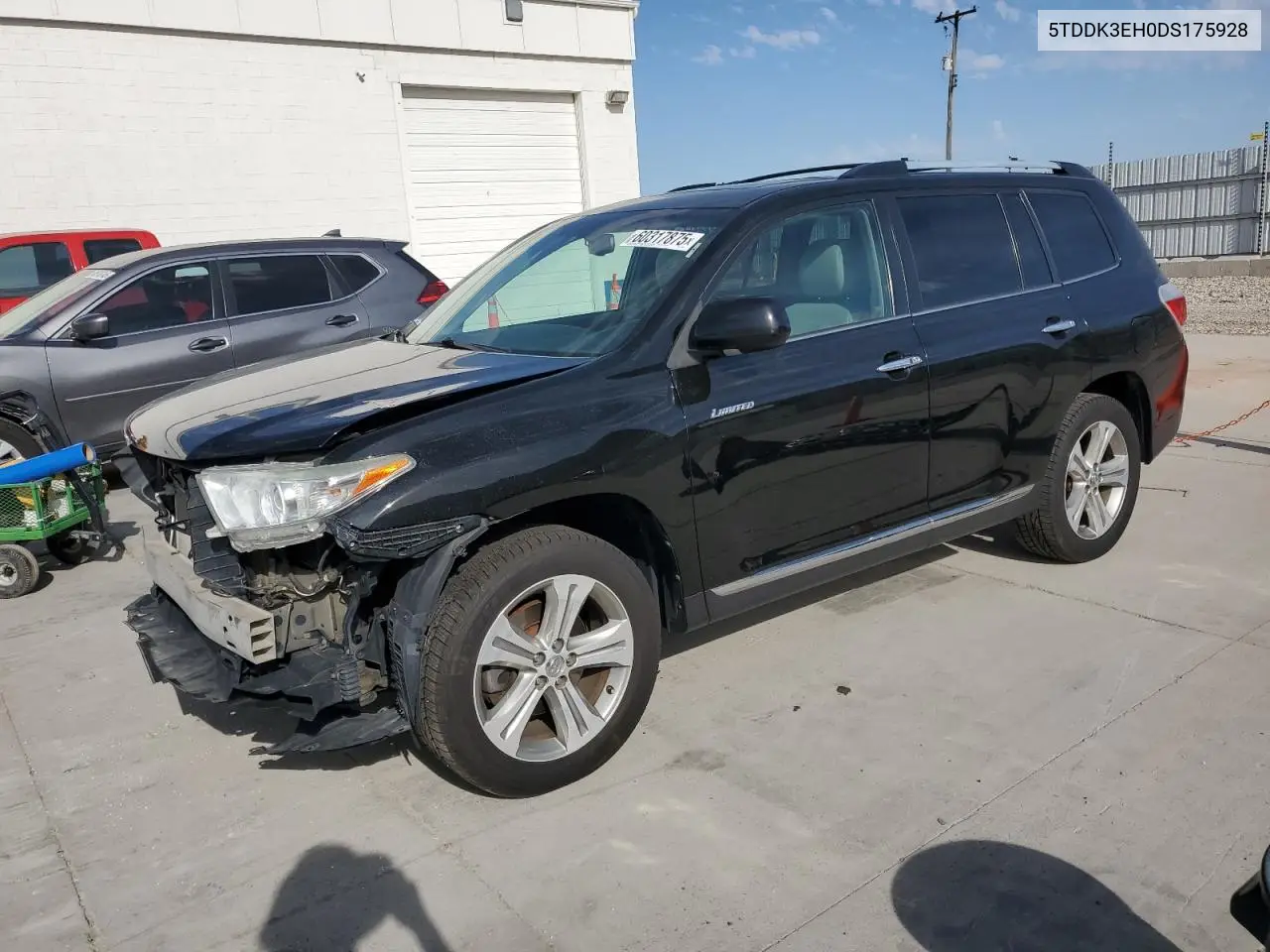5tddk3eh0ds175928 5TDDK3EH0DS175928 2013 Toyota Highlander Limited