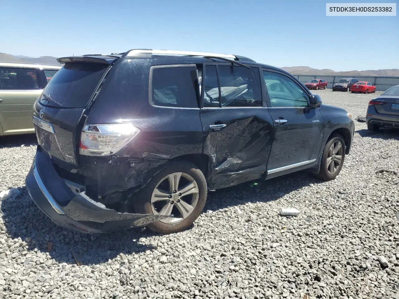 2013 Toyota Highlander Limited VIN: 5TDDK3EH0DS253382 Lot: 62610445