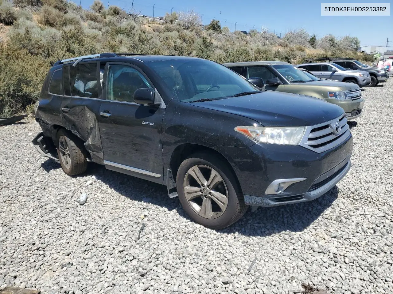 2013 Toyota Highlander Limited VIN: 5TDDK3EH0DS253382 Lot: 62610445