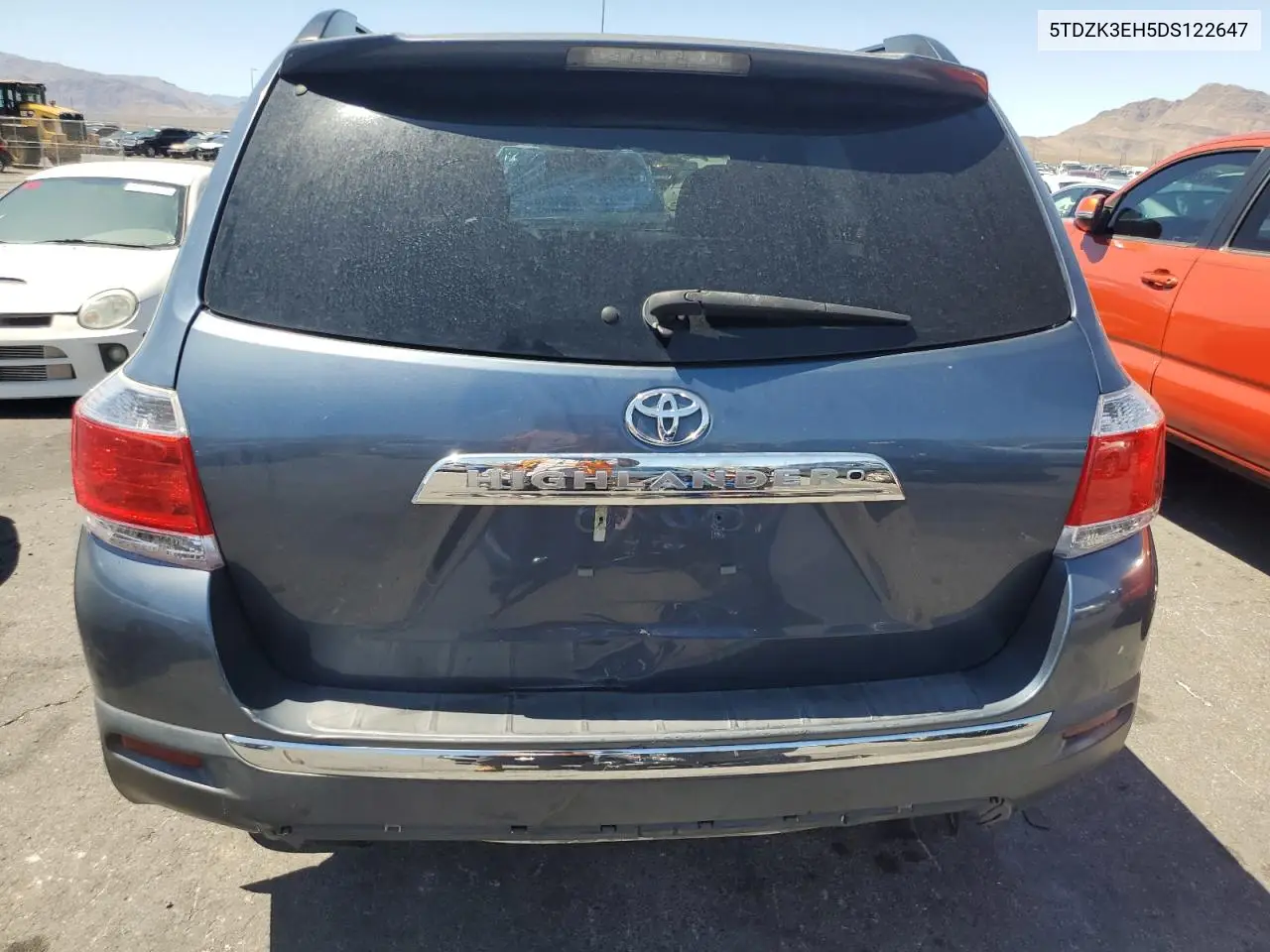 2013 Toyota Highlander Base VIN: 5TDZK3EH5DS122647 Lot: 62886325