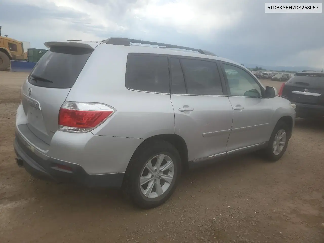 2013 Toyota Highlander Base VIN: 5TDBK3EH7DS258067 Lot: 63045825