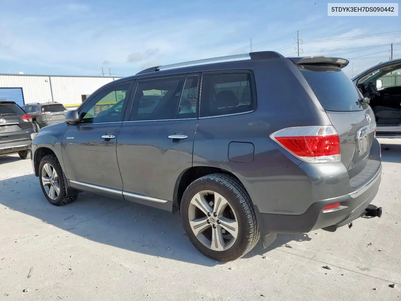 2013 Toyota Highlander Limited VIN: 5TDYK3EH7DS090442 Lot: 63049205